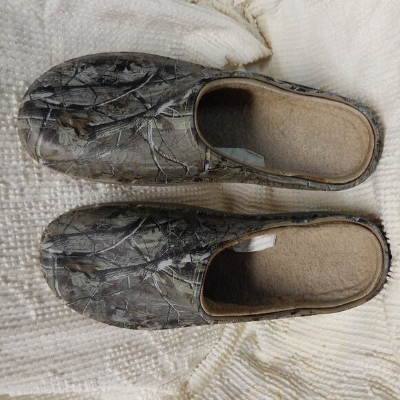 REALTREE Men's Camouflage Slip-on Slide Clogs w/ Lining - Size 13 - Picture 1 of 7